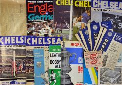 Selection of 1960s Chelsea football programmes includes 1965 v Tottenham Hotspur (2), Peterborough