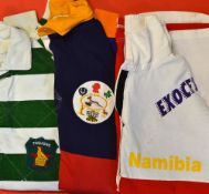 Interesting collection of Overseas International rugby shirts to incl Zimbabwe ( no.no) Namibia