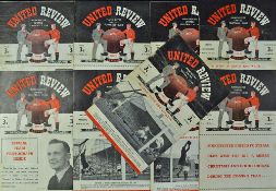 Manchester United home programme selection to include 1949/50 Newcastle Utd, Arsenal, Burnley,