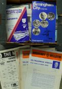 Assorted 1960s football programmes to include a range of clubs, such as Birmingham City, West
