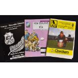 New Zealand Overseas Rugby programmes: Away v French Selection (Strasbourg) 28/10/81; as NZ