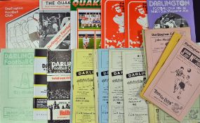 Darlington programmes homes plus some aways from 1959 to 1980's varied selection. (30) Generally