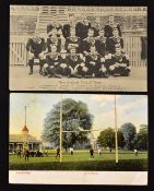 1905 New Zealand "Football Team" rugby postcard - featuring 15 players c/w legend below including