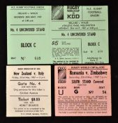 1987 Inaugural Rugby World Cup tickets from the Opening Game and group stages (3) to incl The