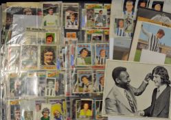 Collection of West Bromwich Albion memorabilia to include trade cards (good quantity), magazine