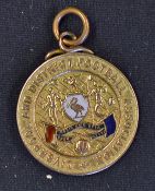 1907/08 Liverpool and District Football Association Gold Medal engraved to the reverse 'Amateur