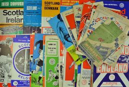 Collection of Scottish international football programmes to include 1951 Denmark, 1959 Wales, 1964