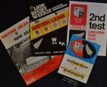 British Lions 1977 Rugby Programmes: all 4x Tests, with the Lions just losing series 3-1 in dying