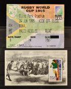 Scarce 1995 South Africa Rugby World Cup Final match ticket - South Africa Springboks (15) v New