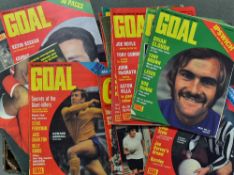 Quantity of Goal and World Soccer Magazines includes a variety of years, worth inspecting, condition