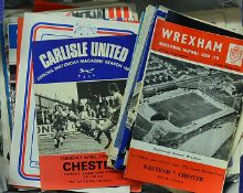 1960s onwards Chester home and away football programmes includes a good selection of years from