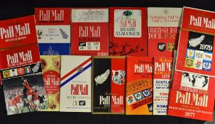 14x New Zealand Rothmans Pall Mall Rugby Almanacks from 1961 onwards to incl France v New Zealand '