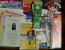Assorted Friendlies & Testimonials football programmes - a fine collection of around 85 different