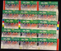 15x 1999 Rugby World Cup group stage tickets - to incl 3x England v Italy, v Tonga and New