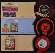 1977 British Lions rugby tour to New Zealand collection of First Day Covers - for the 1st, 3rd and