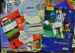 Comprehensive collection of West Bromwich Albion football programmes from 1950's onwards, good