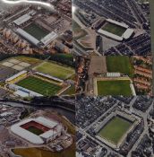 Aerial photo prints of football club grounds to include league and some Scottish, all in mint