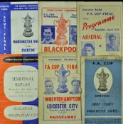 FA Cup Finals match programmes 1949 (Souvenir-Victor), 1950 (Souvenir-Buick), FA Cup Semi-Finals