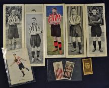 Footballer Trade Cards featuring Sunderland players all Pre War includes Topical Times, 1920s