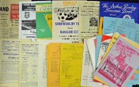 Shrewsbury Town home match programmes to include 1970 Stoke City, Coventry City 1978 Stoke City,