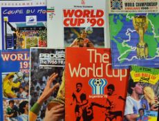 World Cup Official Programmes including 1966, 1970, 1986, 1990, 1998, plus 1990 World Cup Special