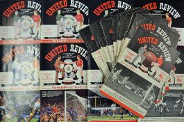 Collection of Manchester United home programmes to include 1958/59 (10), 1959/60 (1), 1961/62 (3),