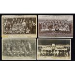 Collection of black & white post card midlands team groups to include Lord Street FC, Coventry