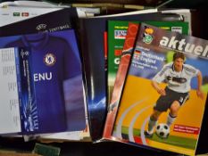 European Football Memorabilia to include Ex Press man's collection of Press packs, colour team
