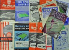 Collection of 1950's football programmes to include 1950/51 Crystal Palace v Walsall, Burnley v