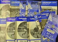 Collection of Leicester City 1960's home programmes with varied fixtures. (24) Fair-Good.