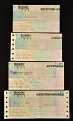 4x 1991 Rugby World Cup Wales group stage match tickets all played at Cardiff Arms Park (4) to