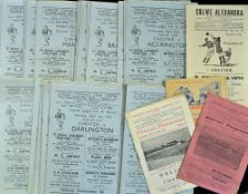 Collection of Chester home football programmes 1957/58 (19) to include Accrington, Barrow,