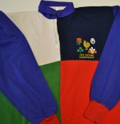 Interesting Five Nations Rugby Championship Commemorative shirt - featuring embroidered crest of