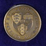 1971/72 Northern R.F.L. League Championship League Champions medal - silver medal won by Leeds and