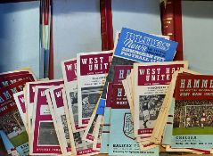 West Ham Utd football programme holders for seasons 1968/69, 1969/70, 1970/71 and 1971/72 full of