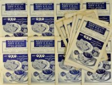 1947/48 Manchester City home programmes to include all league programmes (21) plus Barnsley (FAC).