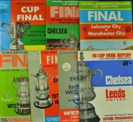 FA Cup Final 1961-1970 football programme selection a complete run also includes 1970 replay, and