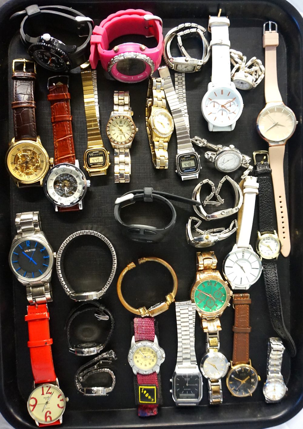 SELECTION OF LADIES AND GENTLEMEN'S WRISTWATCHES including Ice Watch, Rotary, Casio, Accurist, DKNY,