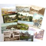 COLLECTION OF SCOTTISH POSTCARDS early to mid 20th century, includes towns and cities,