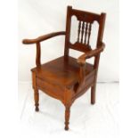 'HITCHINGS LTD.' EDWARDIAN MAHOGANY COMM