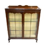 OAK DISPLAY CABINET