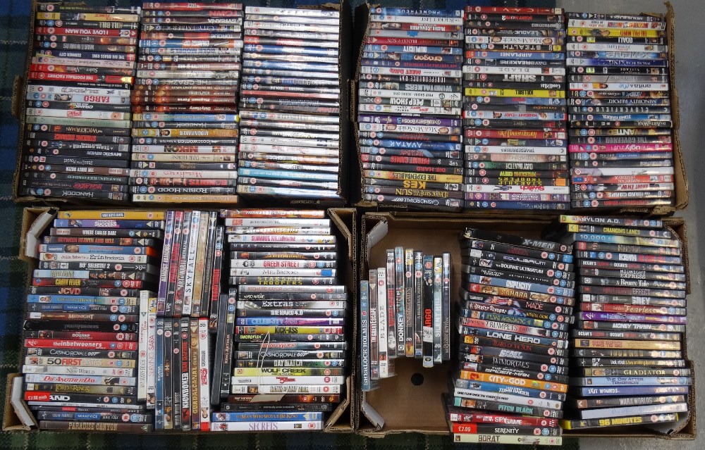 LARGE COLLECTION OF DVDs including comedy,