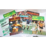 SELECTION OF SPORTING PROGRAMMES football includes Hibernian, Celtic, Dundee,