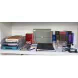 SELECTION OF OFFICE STATIONARY AND EQUIPMENT together with various law books (From Diane's office