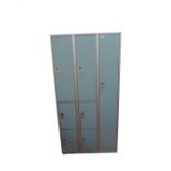 METAL HOSPITAL LOCKER 180cm high x 89.