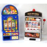 TWO TABLE-TOP SLOT MACHINES (From Simon's Flat)