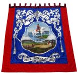 LARGE HANDPAINTED LOYALIST BANNER 190cm x 165cm (From Loyalist Club - King William Arms)