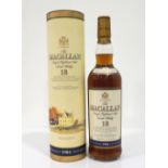 MACALLAN 18YO - 1984 Macallan's famously collectable 18 Year Old Single Malt Scotch Whisky has been