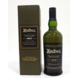 ARDBEG 1977 Distilled in 1977 and bottled in small batches from 2001 until 2004,