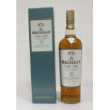 MACALLAN 15YO FINE OAK A well presented bottle of the Macallan 15 Year Old Single Malt Scotch